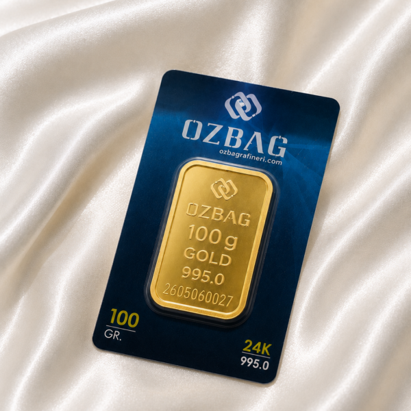 ÖZBAĞ 100 Gr Külçe Altın