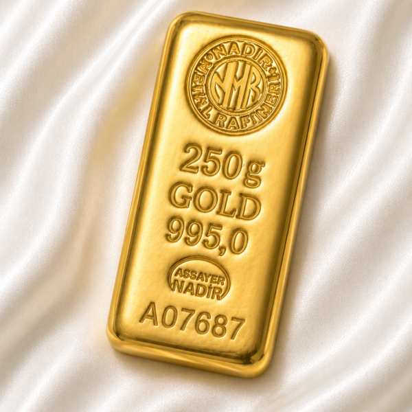NadirGold 250 Gr Külçe Altın