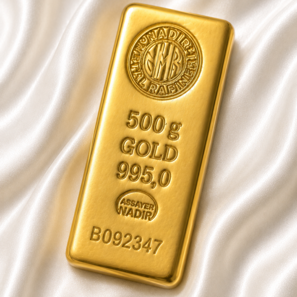 NadirGold 500 Gr Külçe Altın