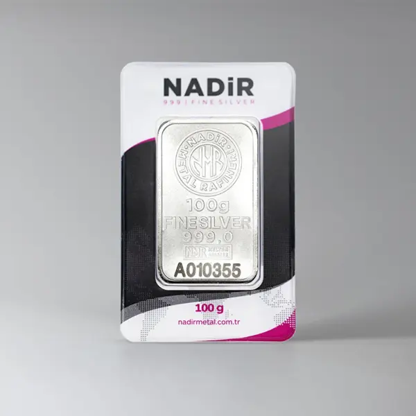 NadirGold 100 Gr Gümüş Külçe