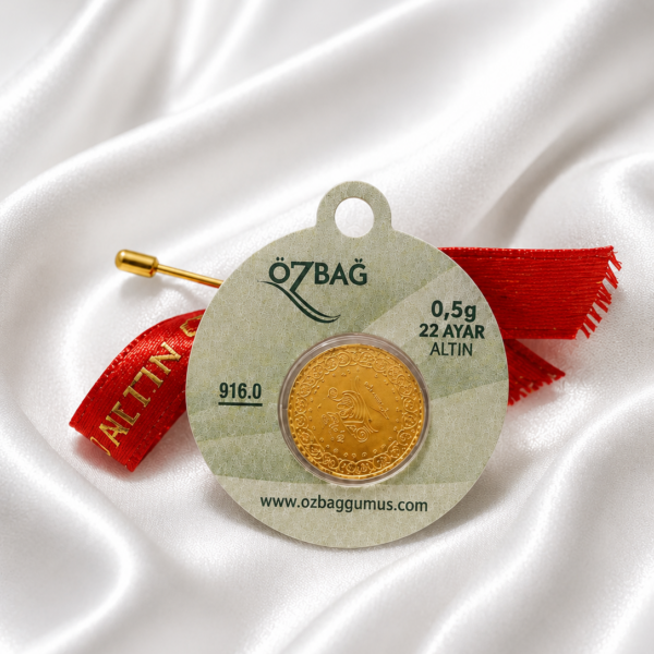 22 AYAR 0.50 GR GRAM ALTIN ÖZBAĞ