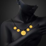 1 Gremse 4 Çeyrek Altınlı İpli Beşibiryerde Kolye - Görsel 3