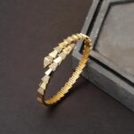 Serpenti 14 Ayar Kelepçe Altın Bilezik - Görsel 3