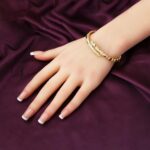 Serpenti 14 Ayar Kelepçe Altın Bilezik - Görsel 4