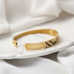 Rolex Sarı Altın 14 Ayar Kelepçe Bilezik - Görsel 5