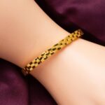 Rolex Kordon 22 Ayar Altın Kilitli Bilezik - Görsel 3
