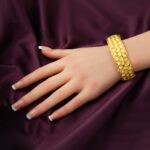 Buz Kırığı 22 Ayar Altın Kelepçe Bilezik - Görsel 3