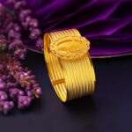 9 Sıra Tuğralı Tasarım Kelepçe Altın Bilezik - Görsel 6