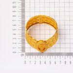 3 cm. Enli Tuğralı Altın Kelepçe Bilezik - Görsel 7