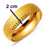 25 gr Mega 22 Ayar Altın Bilezik (2 cm Enli) - Görsel 4