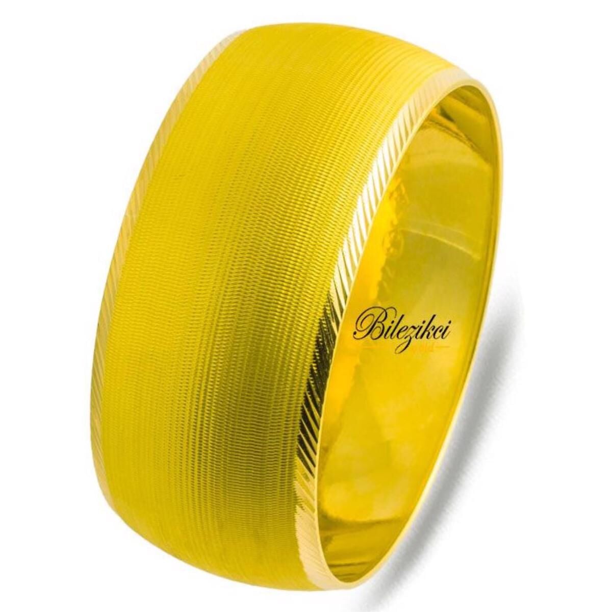 1785495330_6574.jpg Mega 3 Cm. Şarnel 22 Ayar Altın Bilezik 31 Gr. - Görsel 1