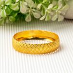 Baklava Desenli 22 Ayar 1,5 cm. Enli Altın Bilezik 20 Gram - Görsel 3