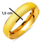 20 gr. 22 Ayar Altın Bilezik (1,5 cm Enli) - Görsel 6