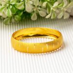 22 Ayar 1,5 cm. Enli Kalemli Altın Bilezik 16 Gram - Görsel 3
