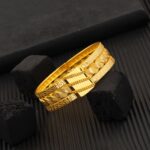Versage Saç Örgüsü Hasır Kelepçe Altın Bilezik - Görsel 6