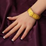 Hasır Model 22 Ayar Altın Kelepçe Bilezik - Görsel 3