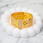 Kristal Versage Altın Kelepçe Bilezik - Görsel 4