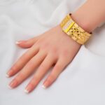 Kristal Versage Altın Kelepçe Bilezik - Görsel 3