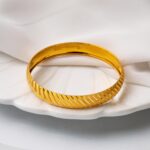 1 cm. Enli Altın Bilezik 6,80 gr. - Görsel 6