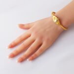 Nazende 14 Ayar Altın Burmalı Hint Bilezik - Görsel 3