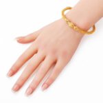 Hint İşi Kelepçe Altın Bilezik - Görsel 3