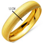 Setina 14 Ayar Altın 1,5 cm. Enli Bilezik - Görsel 7