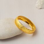 14 Ayar 1,5 cm. Enli Buz Kırığı Altın Bilezik - Görsel 6