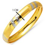 14 Ayar 1 Cm. Enli Hediyelik Altın Bilezik - Görsel 7