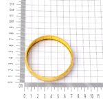 1,5 cm Enli 14 Ayar Altın Bilezik 11 gr. - Görsel 5