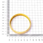 1,5 cm Enli 14 Ayar Altın Bilezik 11 gr. - Görsel 5