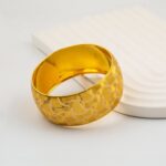 3 Cm Enli 14 Ayar Mega Altın Bilezik 23 Gr - Görsel 5