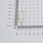 İtalyan Model Telli 14 Ayar Altın Küpe - Görsel 5