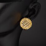 Yaşam Çiçeği Toplu Altın Küpe - Görsel 3