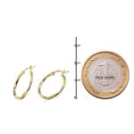 Top Altınlı 1,8 cm Çaplı Halka Küpe - Görsel 5