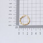 14 Ayar 2,5 cm. Çaplı Burgu Küpe Altın - Görsel 6