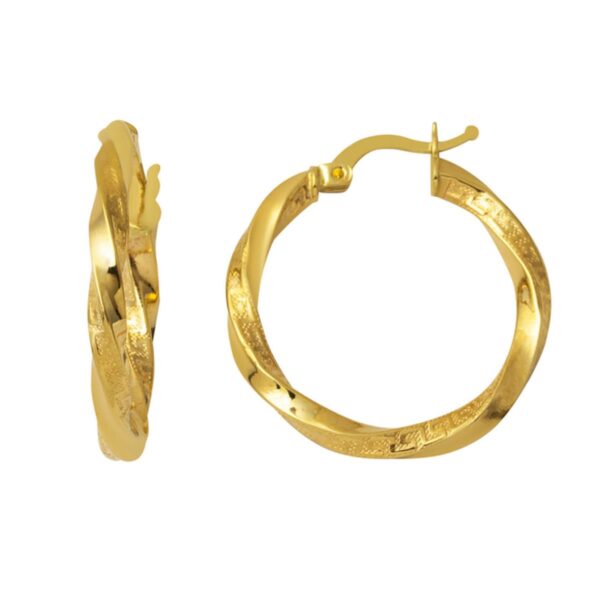 Versage Burma Halka Küpe 3 cm. Çaplı