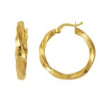 Versage Burma Halka Küpe 3 cm. Çaplı - Görsel 2