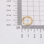 Halka İtalyan Altın Küpe 14 Ayar 2 cm. - Görsel 7