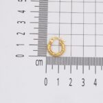 Altın Halka Küpe 1,5 cm. - Görsel 4