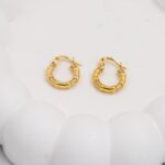 Altın Halka Küpe 1,5 cm. - Görsel 7