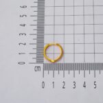Ajda 14 Ayar Halka Altın Küpe 2 cm. Çaplı - Görsel 5