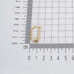 Toplu Halka Altın Küpe 14 Ayar - Görsel 6