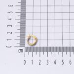 1,5 cm Çaplı 14 Ayar Halka Altın Küpe - Görsel 6