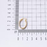 2,5 cm Çaplı 14 Ayar Halka Altın Küpe - Görsel 6