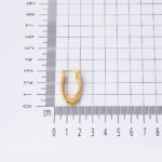 3 cm Çaplı 14 Ayar Halka Altın Küpe - Görsel 6