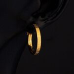 Versage 14 Ayar Maxi Altın Küpe - Görsel 3
