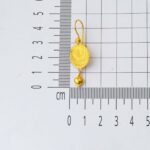 22 Ayar Çeyrek Reşat Altınlı Sarkaç Küpe - Görsel 6