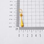 Su Damlası Sallantılı 14 Ayar Altın Küpe - Görsel 6