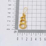Samanyolu Kelebek Sallantılı 14 Ayar Altın Küpe - Görsel 6