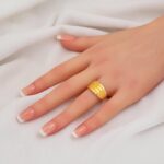 Ajda Altın 14 Ayar Yüzük 4 Sıra - Görsel 3